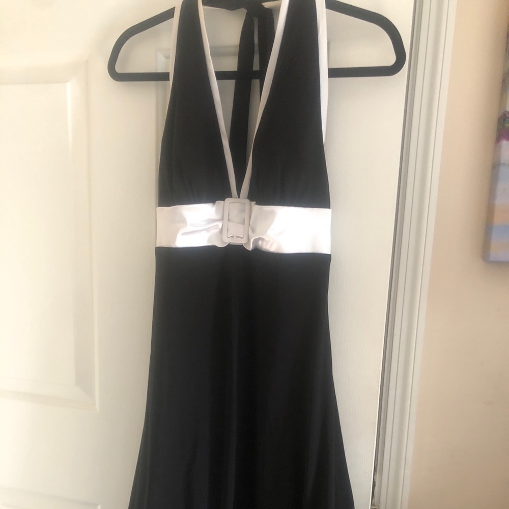 Black Halter Dress